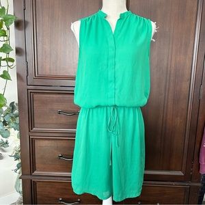 Hilary Radley Green Tie Waist Summer Dress size 4